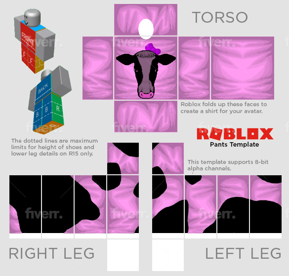 Design Custom Roblox Shirts By Cowclaw Fiverr